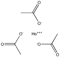 Holmium(III) acetate 구조식 이미지