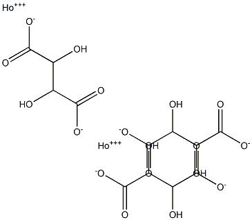 Holmium(III) tartrate 구조식 이미지