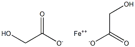 Iron(II) glycolate 구조식 이미지