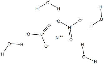 Nickel(II) nitrate tetrahydrate 구조식 이미지