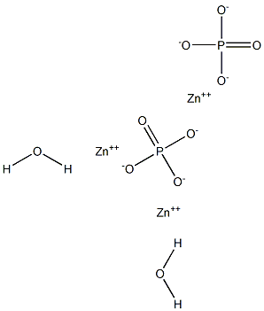 Zinc orthophosphate dihydrate 구조식 이미지