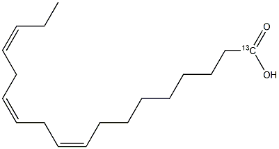 Linolenic Acid-1-13C 구조식 이미지