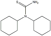 Dicyclohexylthiourea 구조식 이미지