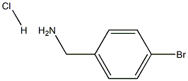 P-bromobenzylamine hydrochloride 구조식 이미지