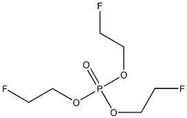 Tri (fluoroethyl) phosphate 구조식 이미지