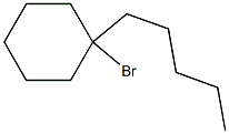 Pentylcyclohexyl bromide Structure