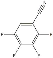 2,3,4,5-Tetrafluorobenzyl nitrile 구조식 이미지