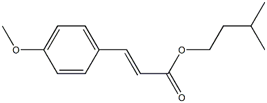 P-methoxycinnamate, isoamyl Structure