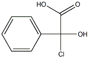 DL- Chloromandelic acid 구조식 이미지