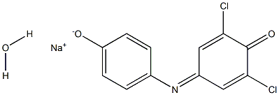 2,6-Dichloroindophenol sodium salt hydrate Structure