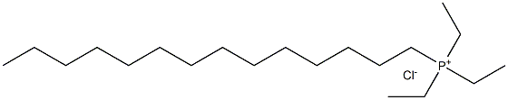Tetradecyltriethylphosphonium chloride Structure