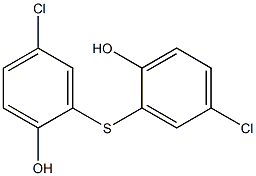 2,2'-dihydroxy-5,5'-dichlorodiphenyl sulfide Structure