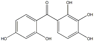 2,2',3,4,4'-Pentahydroxybenzophenone 구조식 이미지