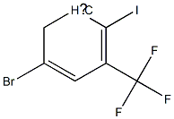 5-bromo-2-iodo-trifluoromethylphenyl Structure