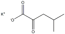 Potassium ketoisocaproate Structure