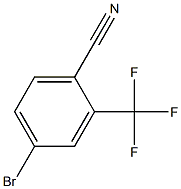 4-Bromo-2-trifluoromethylbenzonitrile Structure