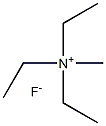 Methyltriethylammonium fluoride Structure