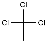 1,1,1-trichloroethane 구조식 이미지