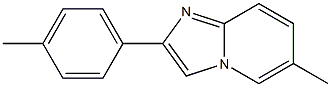 6-methyl-2-(4-methylphenyl)-imidazo[1,2-A]pyridine Structure