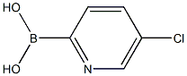 5-chloro-2-pyridyl-boronic acid 구조식 이미지