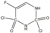 2,4-Dichloro-5-fluorouracil 구조식 이미지