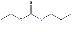 Isobutyl methyl thiourethane Structure