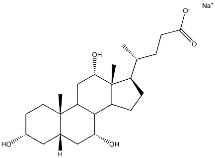 Sodium cholate tablets 구조식 이미지