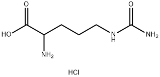 L-citrulline hydrochloride Structure