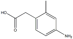 2-methyl-4-aminophenylacetic acid Structure