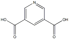 pyridine-3,5-dicarboxylic acid 구조식 이미지