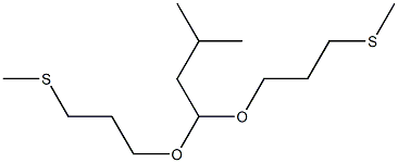 IsovaleraldehydeBis[3-(methylthio)propyl]acetal 구조식 이미지