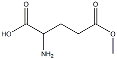 DL-glutamic acid methyl ester 구조식 이미지