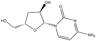 3'-deoxycytidine Structure