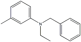N-benzyl-N-ethyl m-toluidine 구조식 이미지