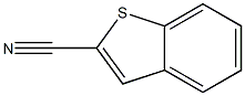 2-cyanobenzothiophene 구조식 이미지
