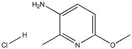 3-amino-6-methoxy-2-methylpyridine hydrochloride 구조식 이미지
