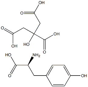 Tyrosine citrate Structure