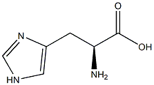 L-histidine 구조식 이미지