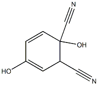 Dicyanodihydrohydroquinone 구조식 이미지