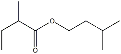 Isoamyl 2-methyl butyrate Structure