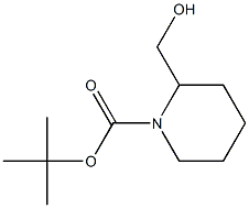 1-tert-Butoxycarbonyl-2-piperidinemethanol 구조식 이미지