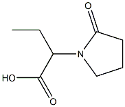 ALPHA-ETHYL-2-OXO-1-PYRROLIDINEACETICACID 구조식 이미지