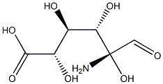 2-Amino-D-glucuronicacid 구조식 이미지