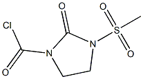 1-chlorocaobonyl-3-methylsulfonyl-2-imidazolidone Structure