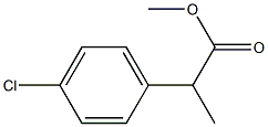 2-(4-chlorophenyl)propionic acid methyl ester Structure