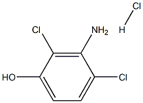 2,4-dichloro-3-aminophenol hydrochliride Structure