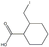 2-(Iodomethyl)cyclohexanecarboxylic acid Structure