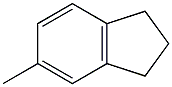 2,3-Dihydro-5-methyl-1H-indene. Structure