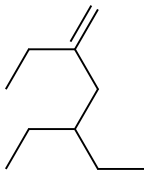 2,4-Diethyl-1-hexene 구조식 이미지