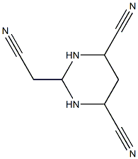 2-Cyanomethyl-hexahydro-pyrimidine-4,6-dicarbonitrile 구조식 이미지